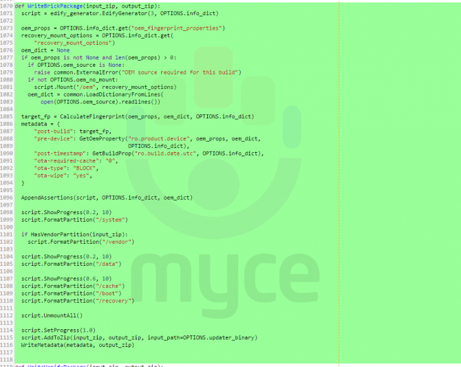 myce-android-brick-routine