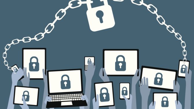 Encrypted links