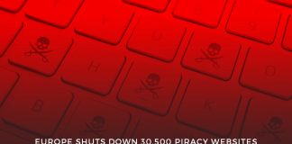Europol Shuts Down Piracy Websites