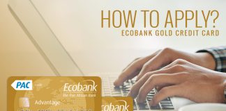 Ecobank Gold Credit Card Application