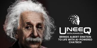 UneeQ Albert Einstein AI-Powered Chatbot
