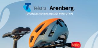 Telstra 5G Bike Helmet Prototype