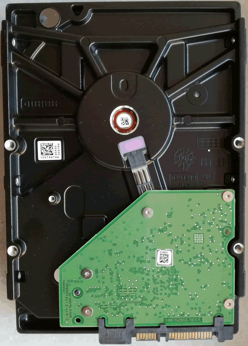 Seagate Barracuda backside
